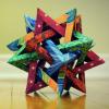 Origami Star - 5 Intersecting Tetrahedra
